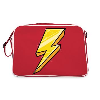 Flash de lumière Dessin animé - Sac Retro - rouge/blanc - Dos