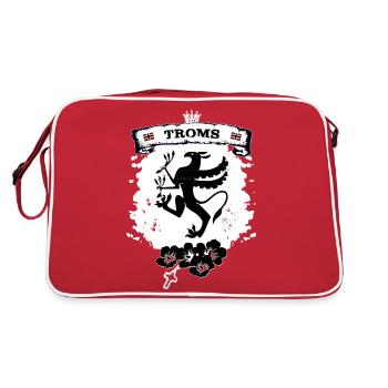 Troms - Sac Retro - rouge/blanc - Dos