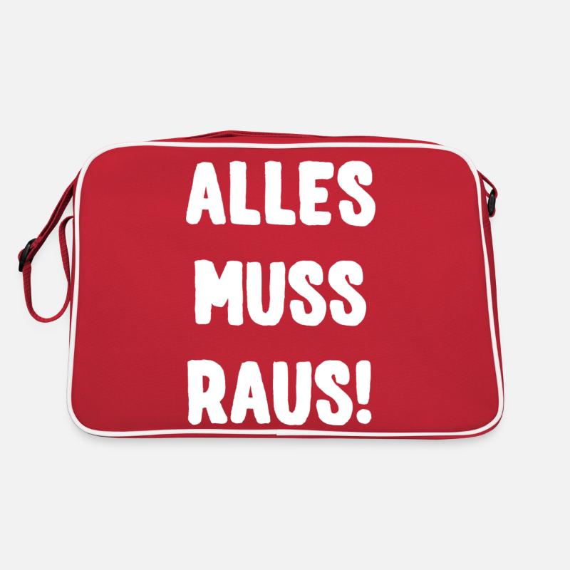ALLES MUSS RAUS! Retro Tasche
