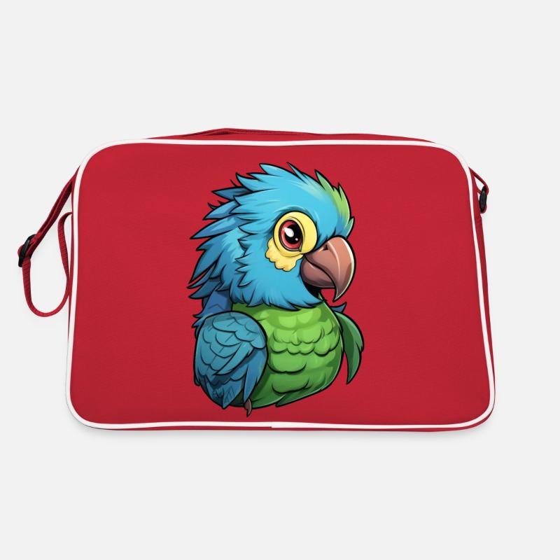 Papagei Retro Tasche