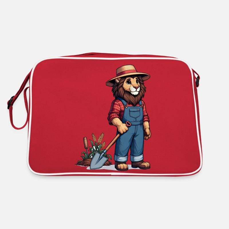 Fermier de lion mignon Sac Retro