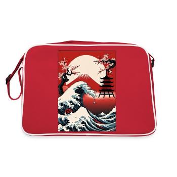 Japan Art - Sac Retro - rouge/blanc - Dos