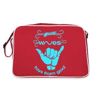 Jouets Waves de Dieu - Sac Retro - rouge/blanc - Dos