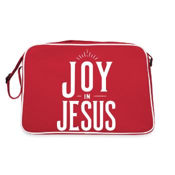 La joie en Jésus - Sac Retro - rouge/blanc - Dos