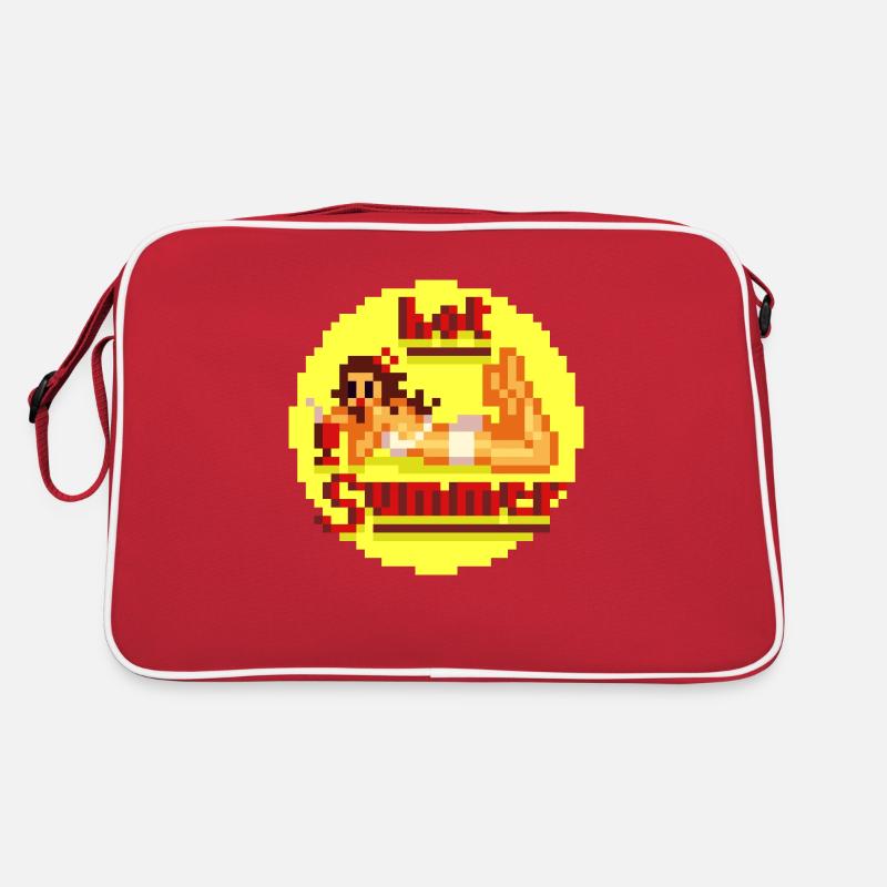 pixel pinup hot buzzer Retro Bag