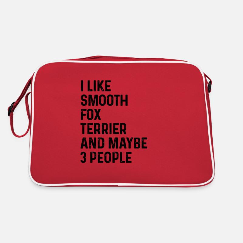 I Like Smooth Fox Terrier And Maybe 3 People Dog Retro Bag