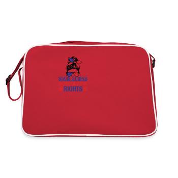 Stars Stripes Reproductive Rights 4th of july - Retro Bag - red/white - Back