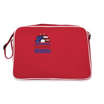 Stars Stripes Reproductive Rights Womens July 4th - Retro Bag - red/white - Back