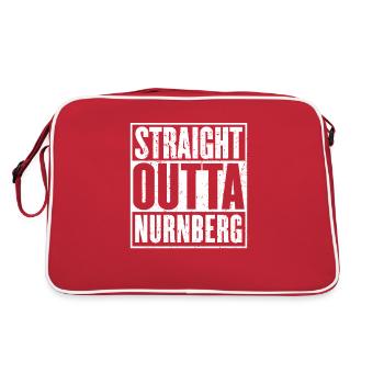 Tout droit sorti de Nuremberg - Sac Retro - rouge/blanc - Dos