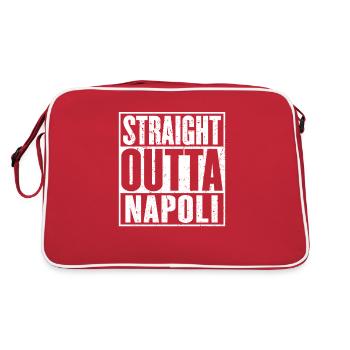 Straight Outta Napoli 2 - Sac Retro - rouge/blanc - Dos