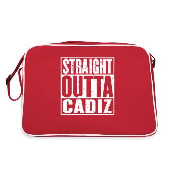 Straight Outta Cadix - Sac Retro - rouge/blanc - Dos
