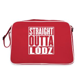 Straight Outta Lódz Vintage - Sac Retro - rouge/blanc - Dos