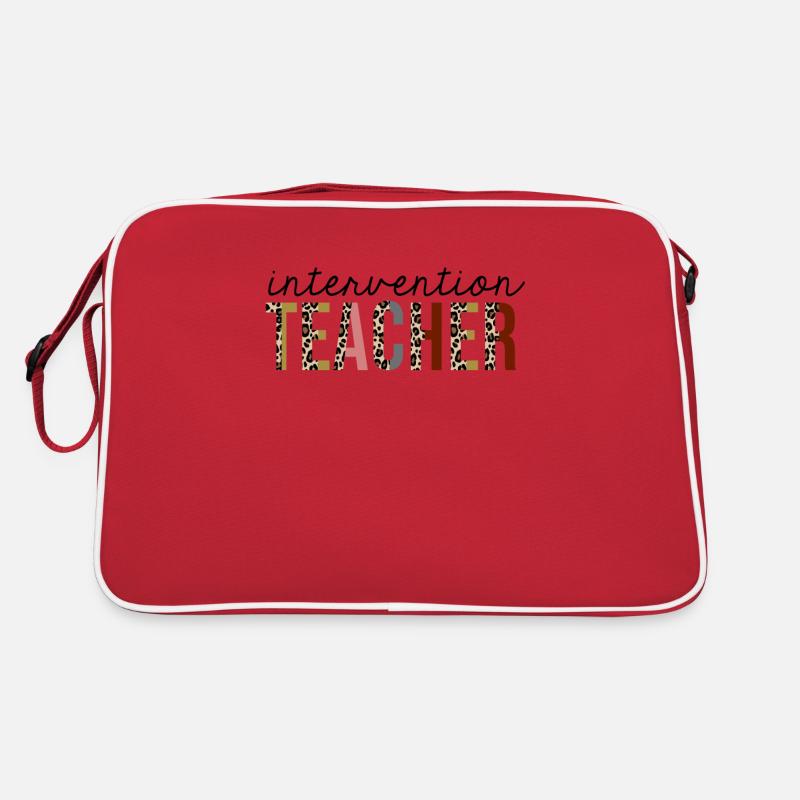 Intervention Enseignant Leopard Print Drôle Sac Retro