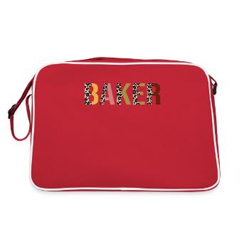 Baker - Retro Bag - red/white - Back