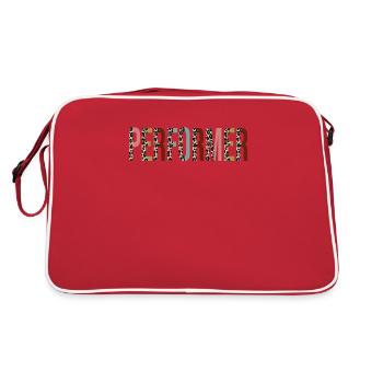 Interprète - Sac Retro - rouge/blanc - Dos