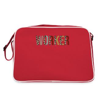 Worker - Retro Bag - red/white - Back