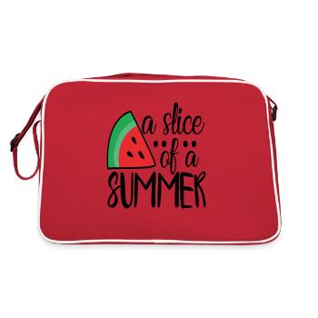 A Slice Of A Summer - Retro Bag - red/white - Back