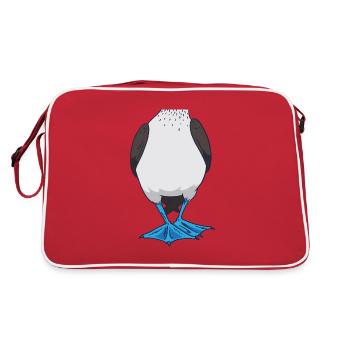 Booby Bird Funny Halloween Costume - Retro Bag - red/white - Back