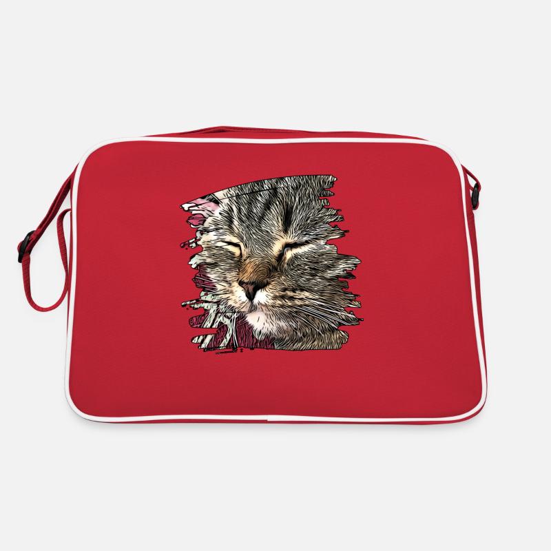 Visage de chat 6 Sac Retro