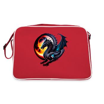 Dragon - Sac Retro - rouge/blanc - Dos