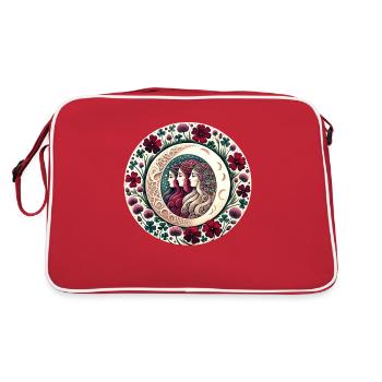 Triple Déesse - Sac Retro - rouge/blanc - Dos
