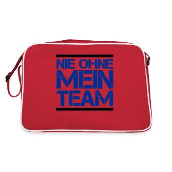 Mon équipe - Sac Retro - rouge/blanc - Dos