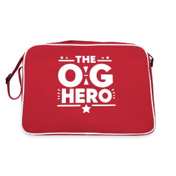 Le héros OG - Sac Retro - rouge/blanc - Dos