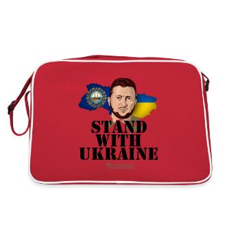 Ukraine New Hampshire Zelenskyj T-shirt design - Retro Bag - red/white - Back