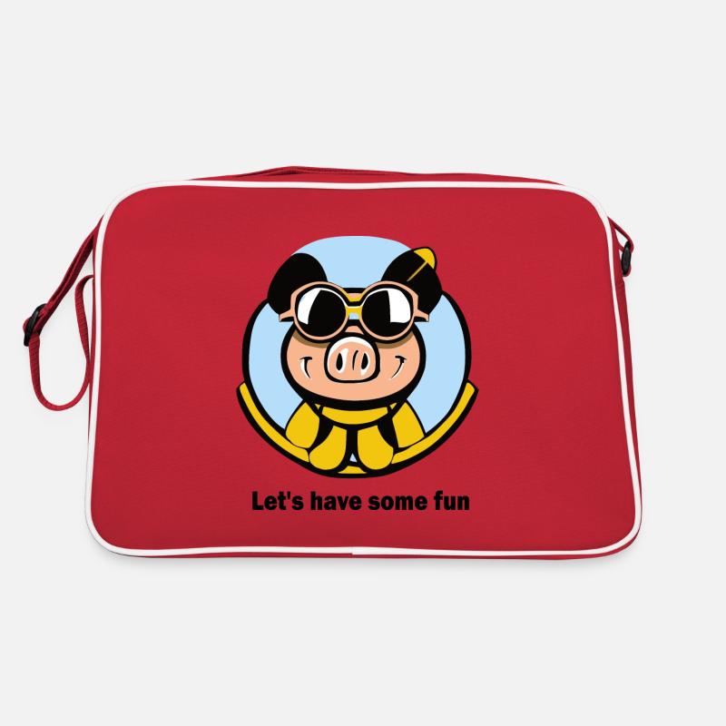 S’amuser avec le cochon Sac Retro