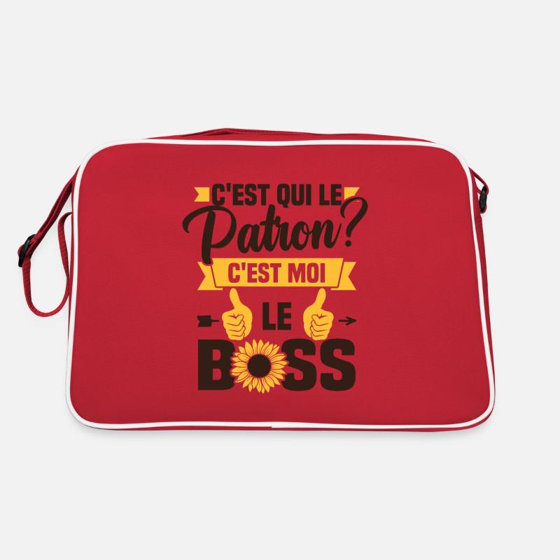 C'est qui le patron c'est moi le boss Sac Retro