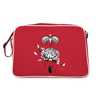 The end of the flight - Retro Bag - red/white - Back