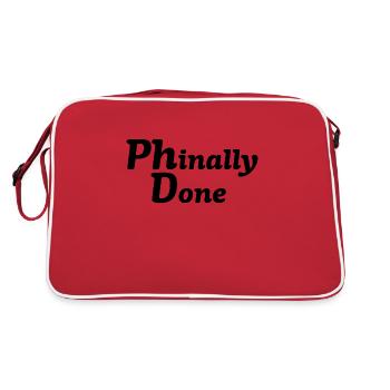Doctorat Phd Degree - Sac Retro - rouge/blanc - Dos