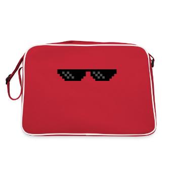 Lunettes - Sac Retro - rouge/blanc - Dos
