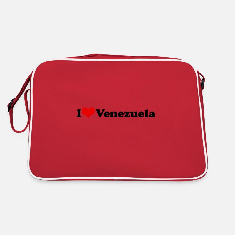 I Love Venezuela Retro Bag