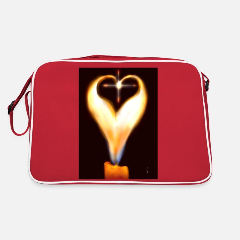 Doppelflamme Retro Tasche