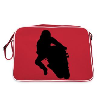 Motorrad motorsport Superbike motorcycle moto gp - Sac Retro - rouge/blanc - Dos