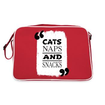 happy avogato cadeau nœud papillon avacato animaux - Sac Retro - rouge/blanc - Dos