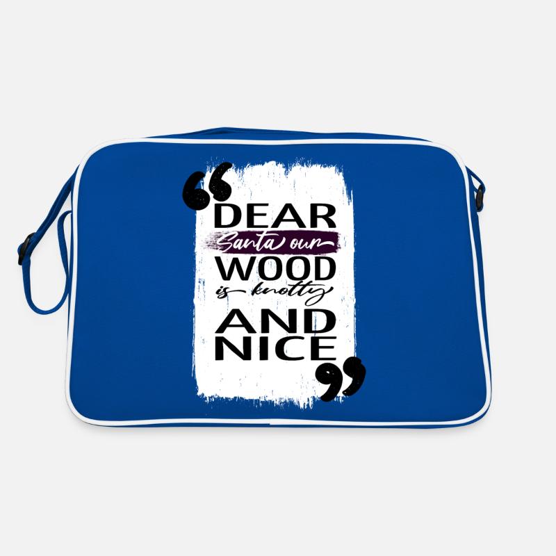 Dinosaur Bodybuilder Christmas Present Beard Happy Retro Bag