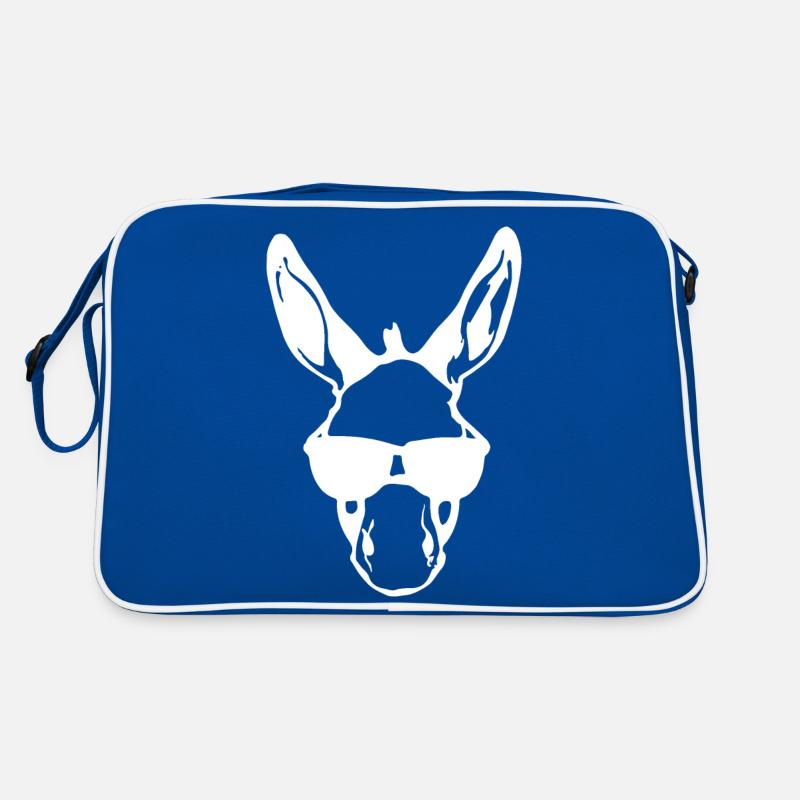 Donkey with sunglasses Funny gift idea Retro Bag