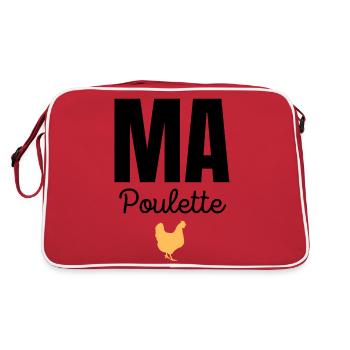 ma poulette - Sac Retro - rouge/blanc - Dos
