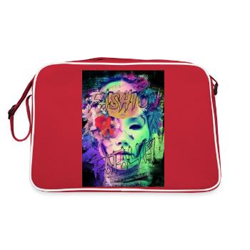 FASHION FATALITY 1 - Sac Retro - rouge/blanc - Dos