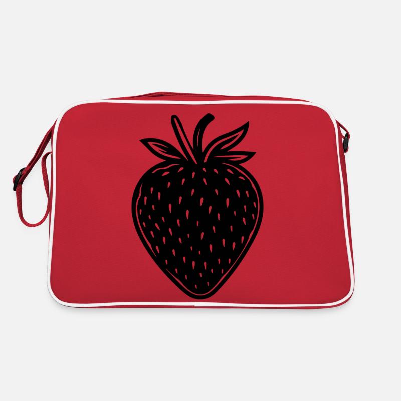 Strawberry Fruit Fruit Retro Bag