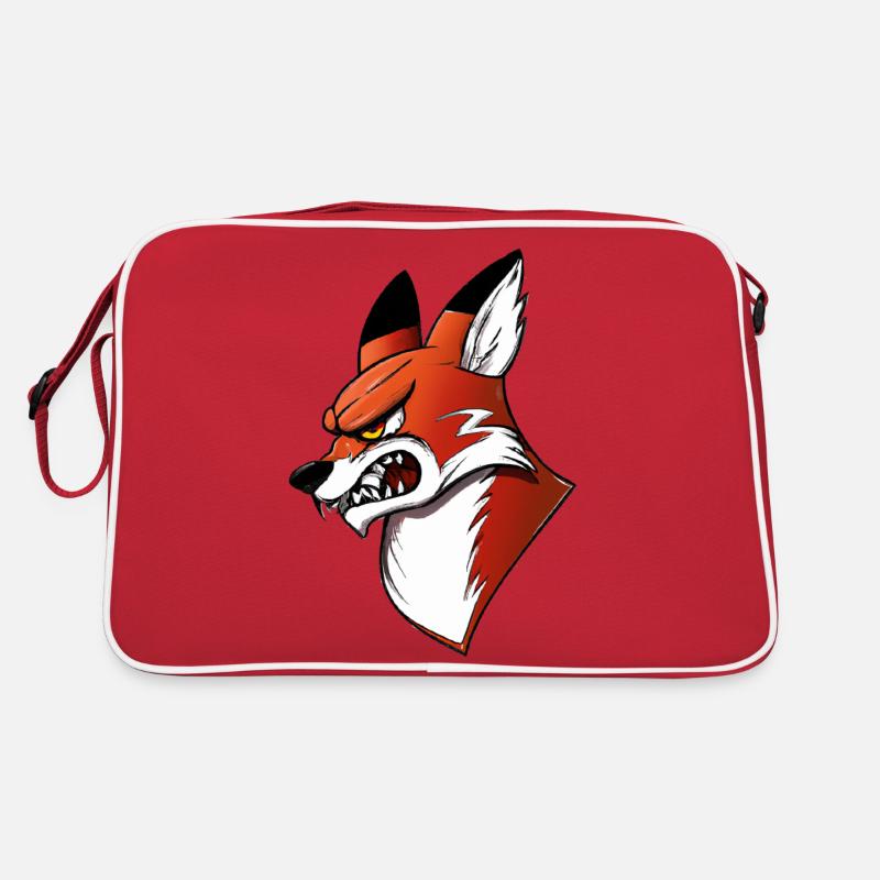 Angry Fox Retro Tasche