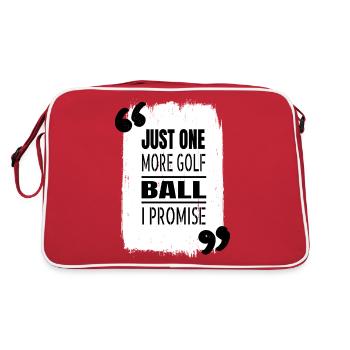 present golf club jokes cutegolf present idea - Retro Bag - red/white - Back