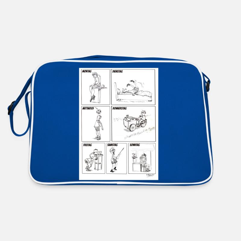 Woche im comic Retro Tasche