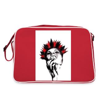 Fille démoniaque - Sac Retro - rouge/blanc - Dos