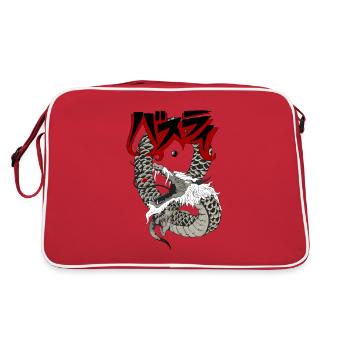 Dragon - Retro Tasche - Rot/Weiß - Hinten
