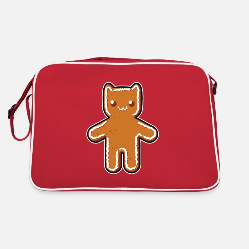 Gingerbread cat Retro Bag