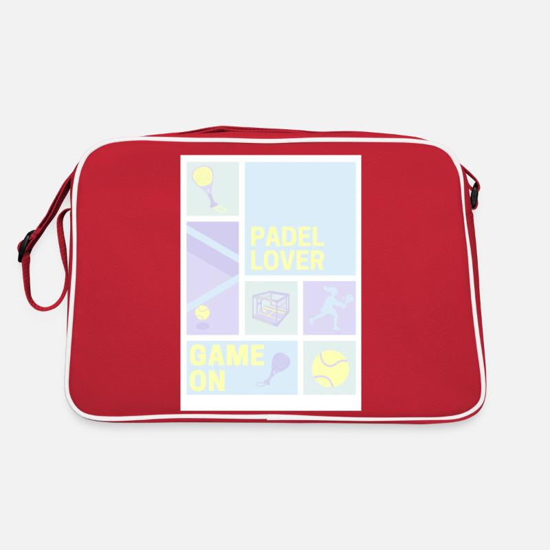 Padel-Liebhaber Retro Tasche
