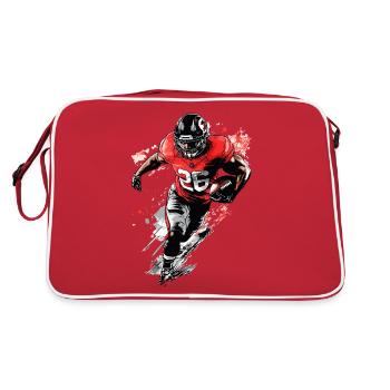 Joueur de football américain États-Unis America Sports Splash - Sac Retro - rouge/blanc - Dos